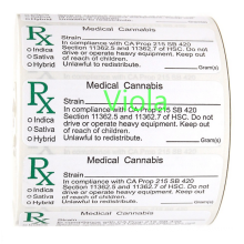 Packaging Label For Custom Sticker High Quality Label Printer Sticker Medical Prescription Rx Labels Sticker